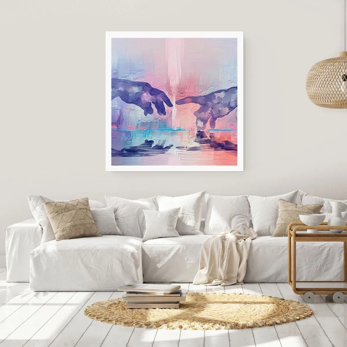 Poster - Scânteia divină a vieții - 60x60 cm