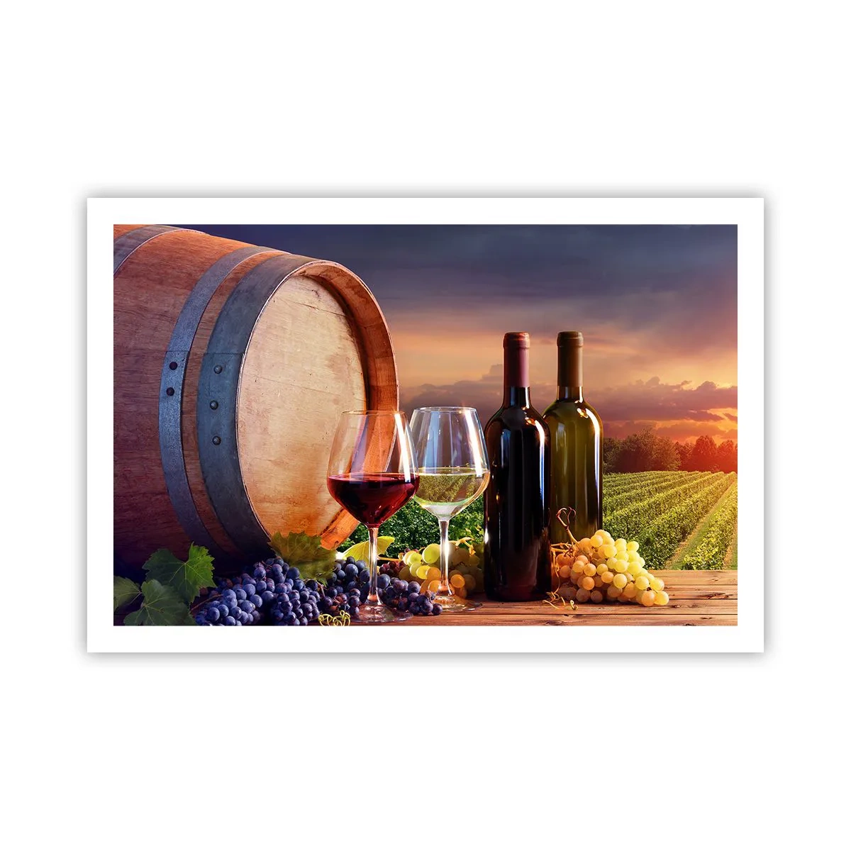 Poster - Aici viața are un gust - 91x61 cm