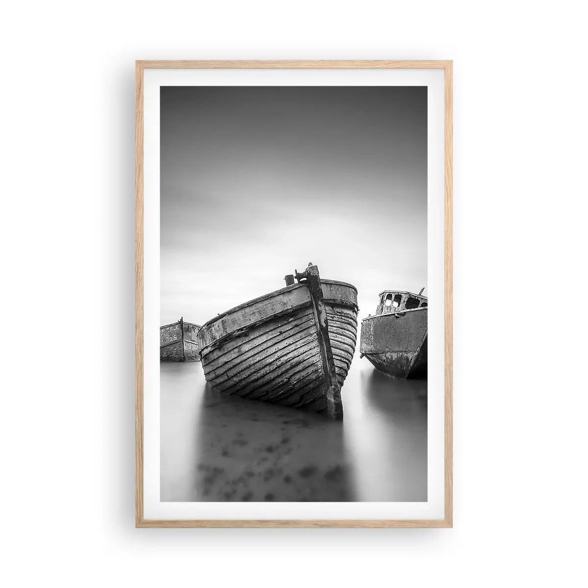 Poster în ramă de stejar deschis - Acum sunt doar amintiri... - 61x91 cm