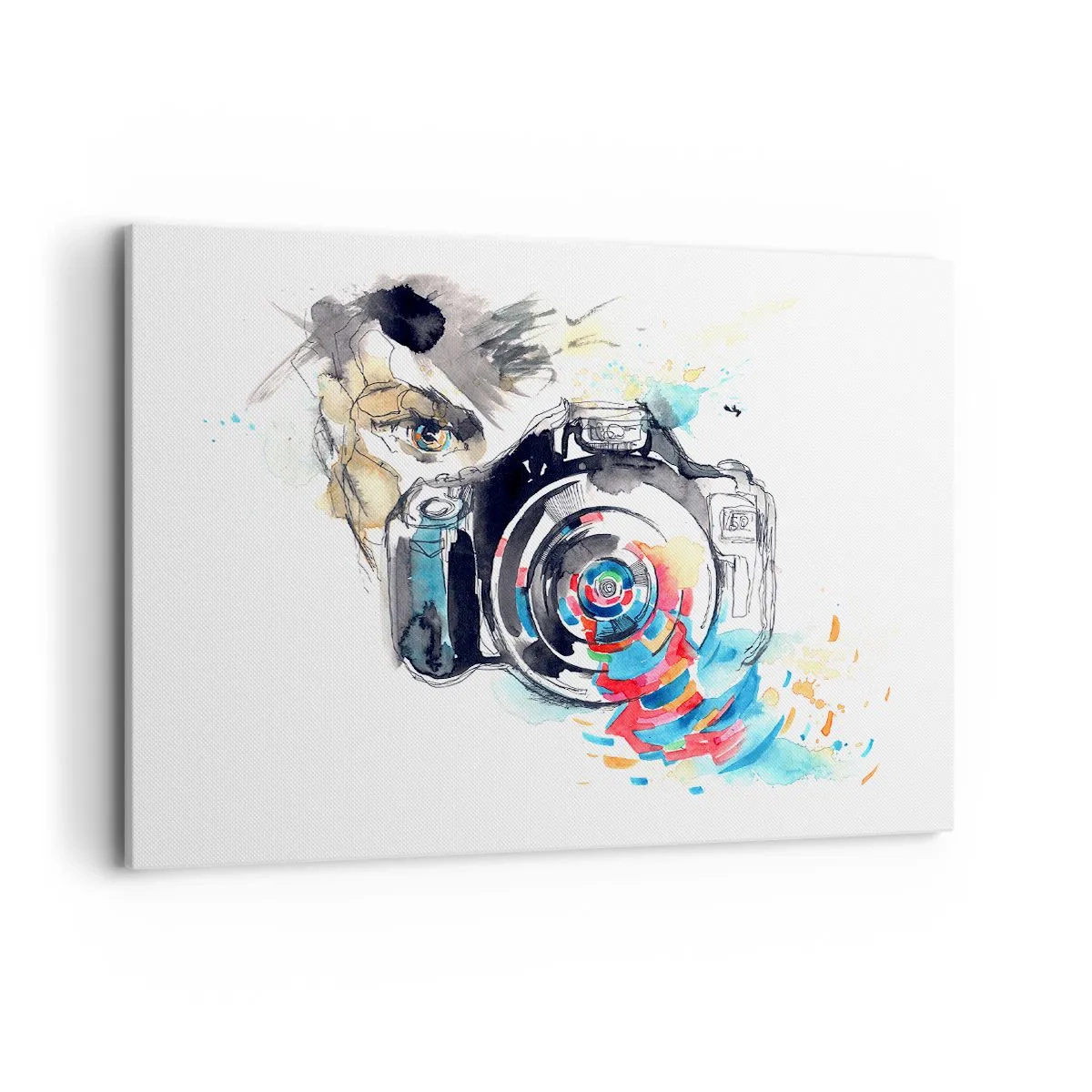 Tablou pe pânză - În ochiul obiectivului - 100x70 cm