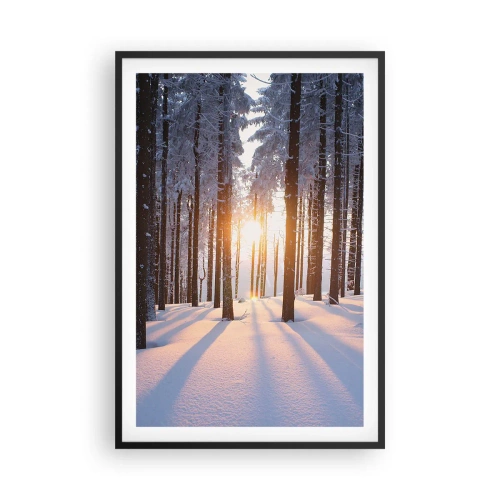 Poster în ramă neagră - În mod clar în alb și negru - 61x91 cm