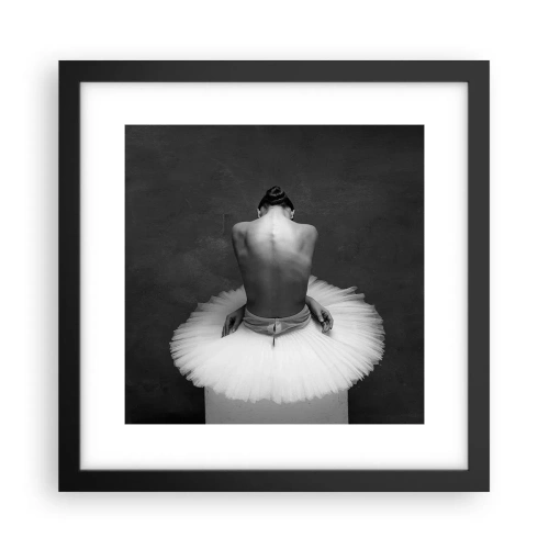 Poster în ramă neagră - Chiar înflorește - 30x30 cm