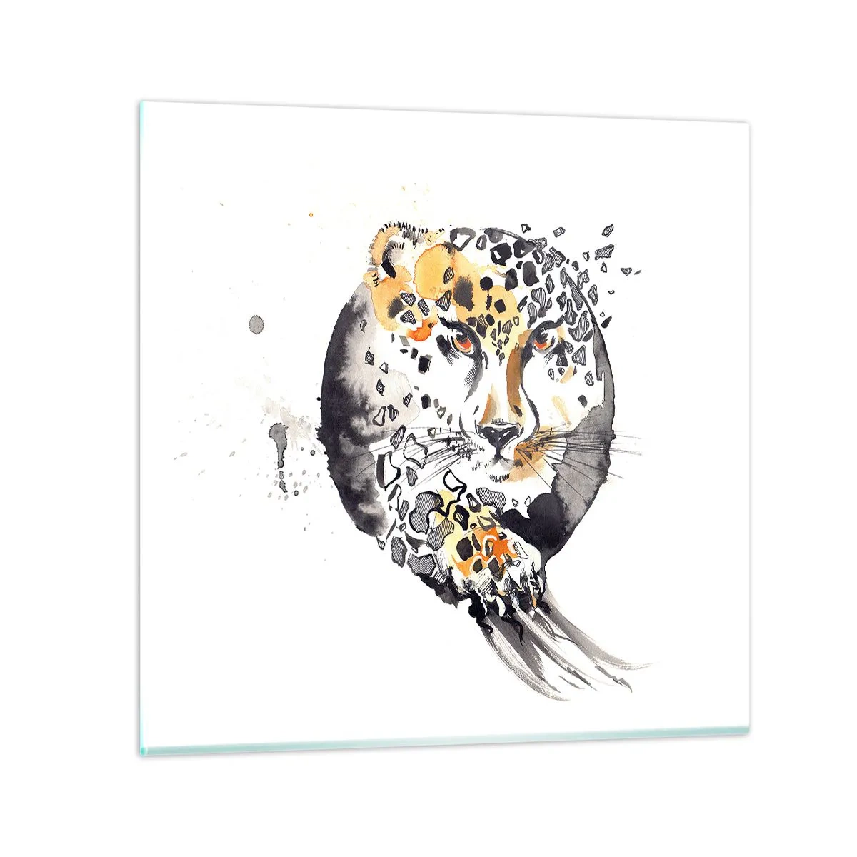 Tablou pe sticlă - Frumusețe prădătoare - 50x50 cm
