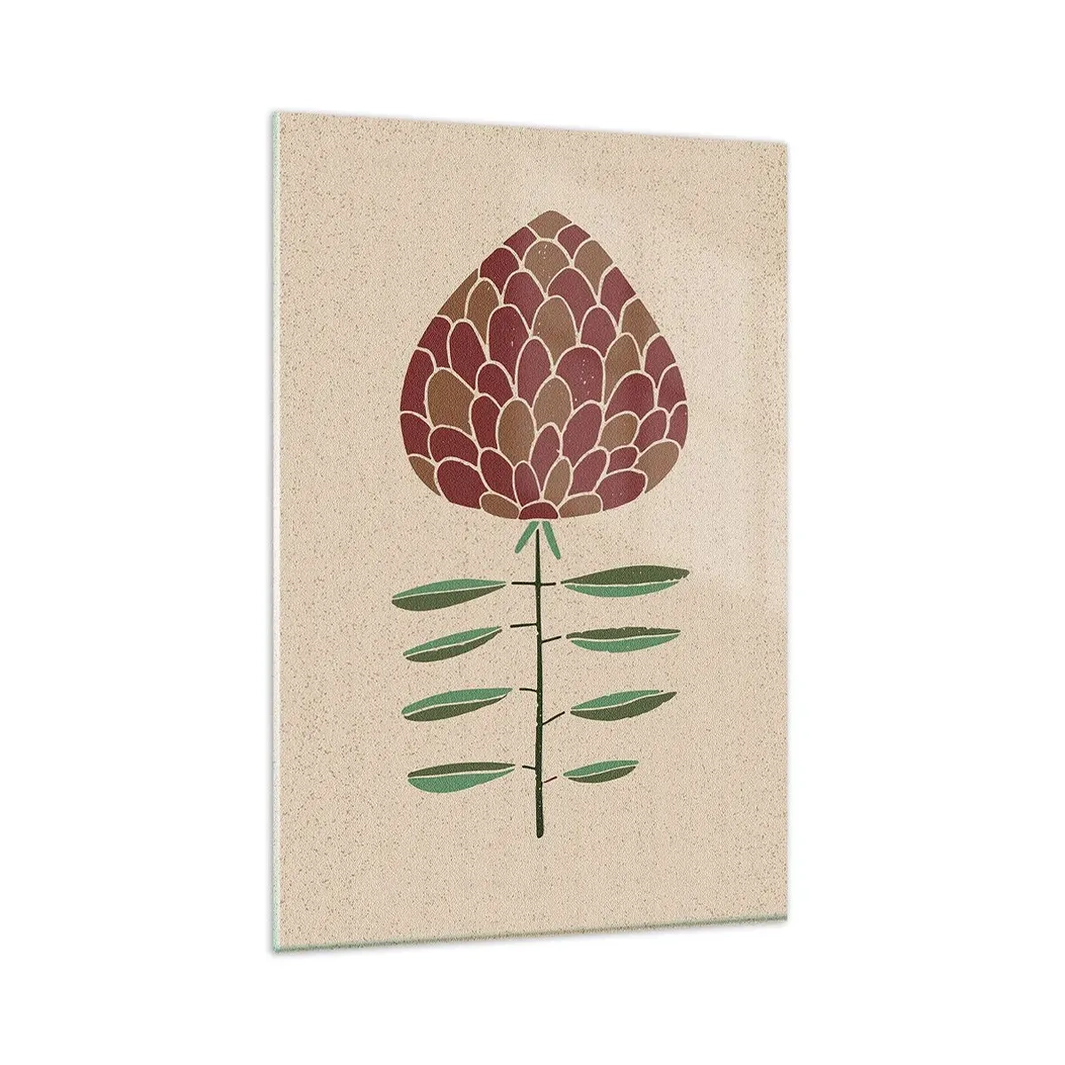 Tablou pe sticlă - Deliciu pentru veveriță - 80x120 cm