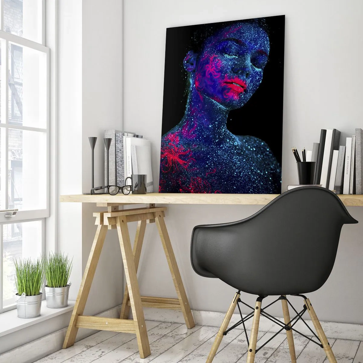 Tablou pe sticlă - În praf de stele - 50x70 cm