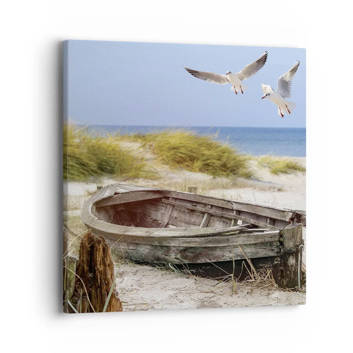 Tablou pe pânză - Scăldate în vânt - 40x40 cm