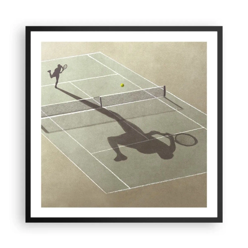 Poster în ramă neagră - Învinge-te pe tine însuți - 60x60 cm