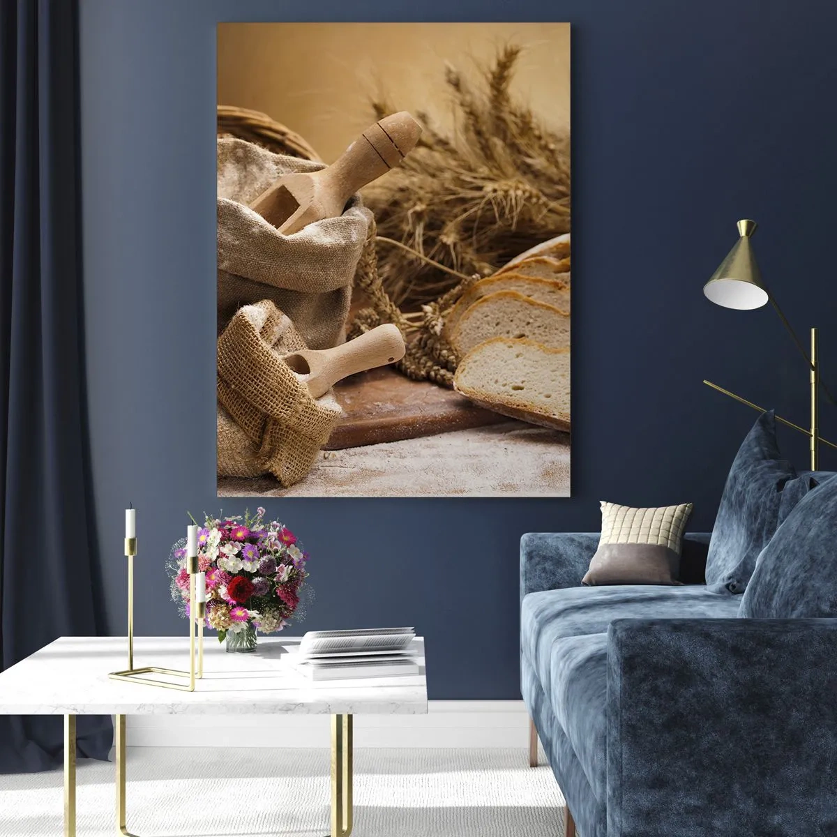 Tablou pe sticlă - Oprire violentă - 70x100 cm