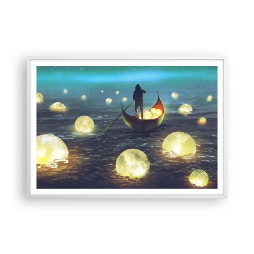 Poster în ramă albă - Lucruri la care filozofii nu au visat niciodată - 100x70 cm