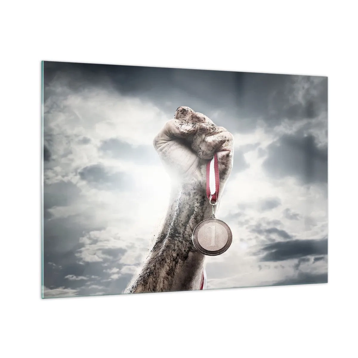 Tablou pe sticlă - Per aspera ad astra - 100x70 cm