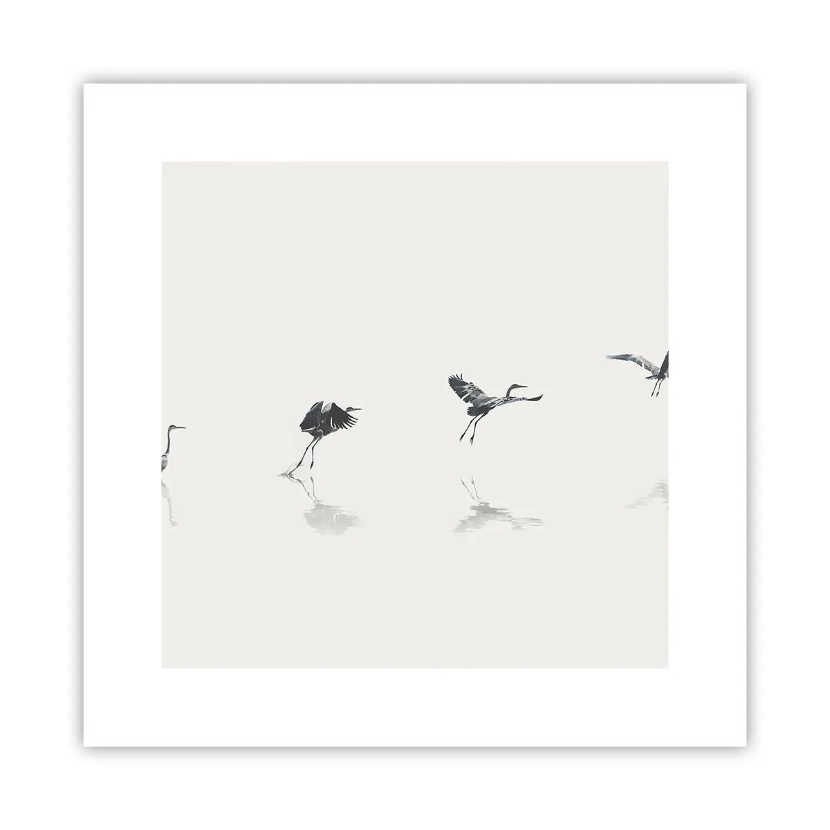 Poster - Patru pași simpli - 30x30 cm
