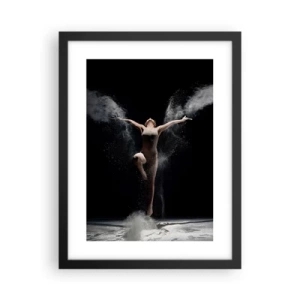 Poster în ramă neagră - Elfii există - 30x40 cm