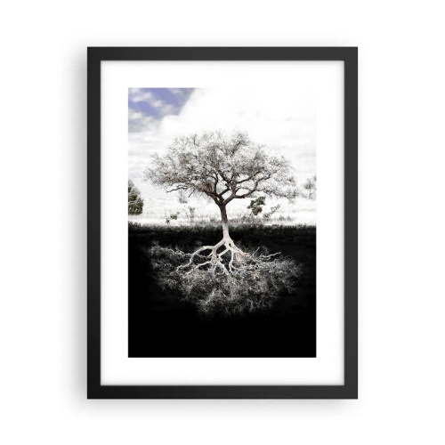 Poster în ramă neagră - Descoperire - 30x40 cm