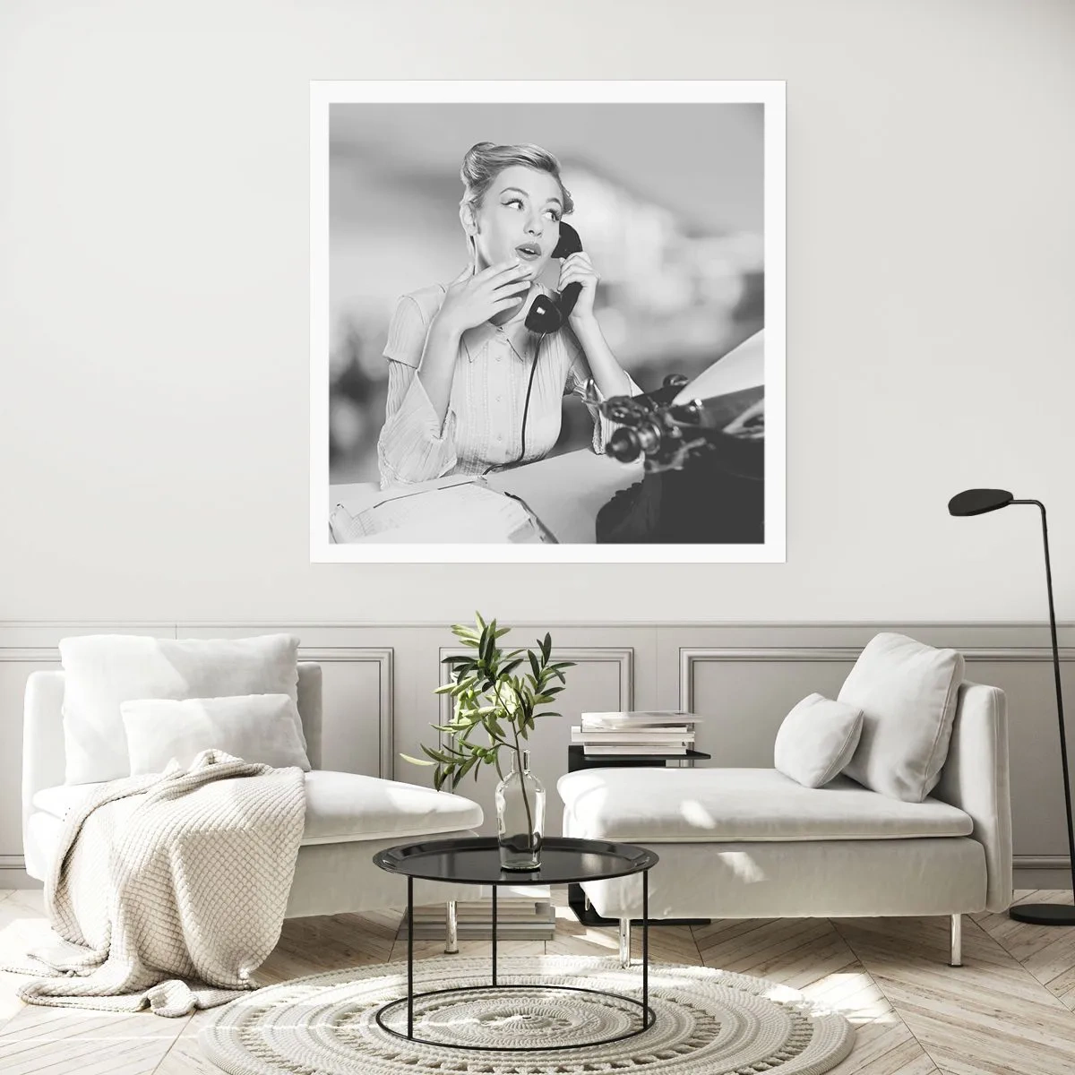 Poster - Bună ziua, suntem în anii '50. - 60x60 cm