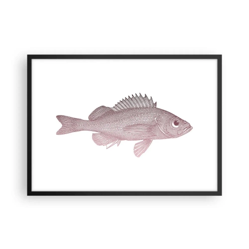 Poster în ramă neagră - Pește cu ochi mari - 70x50 cm