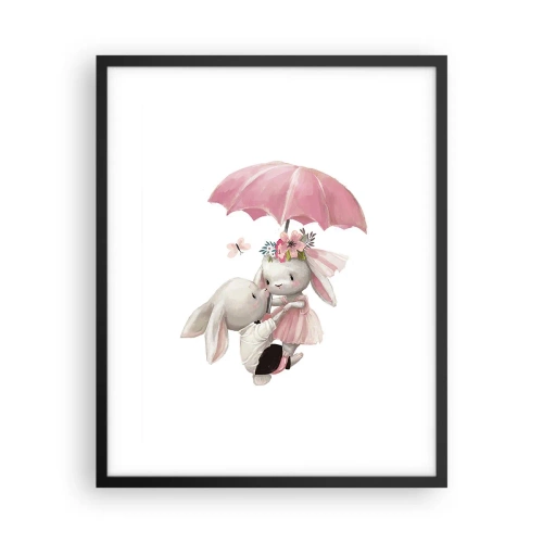 Poster în ramă neagră - Pur și simplu dragoste - 40x50 cm