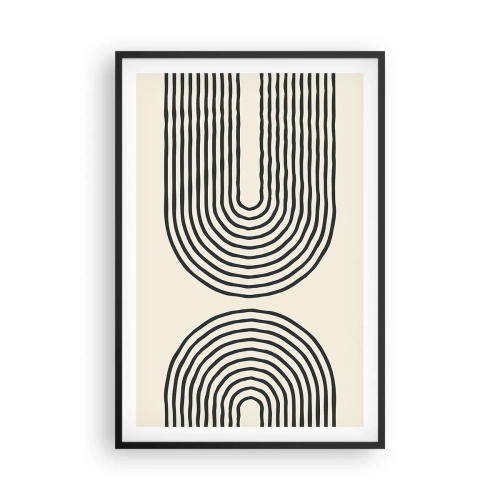 Poster în ramă neagră - În curând... - 61x91 cm