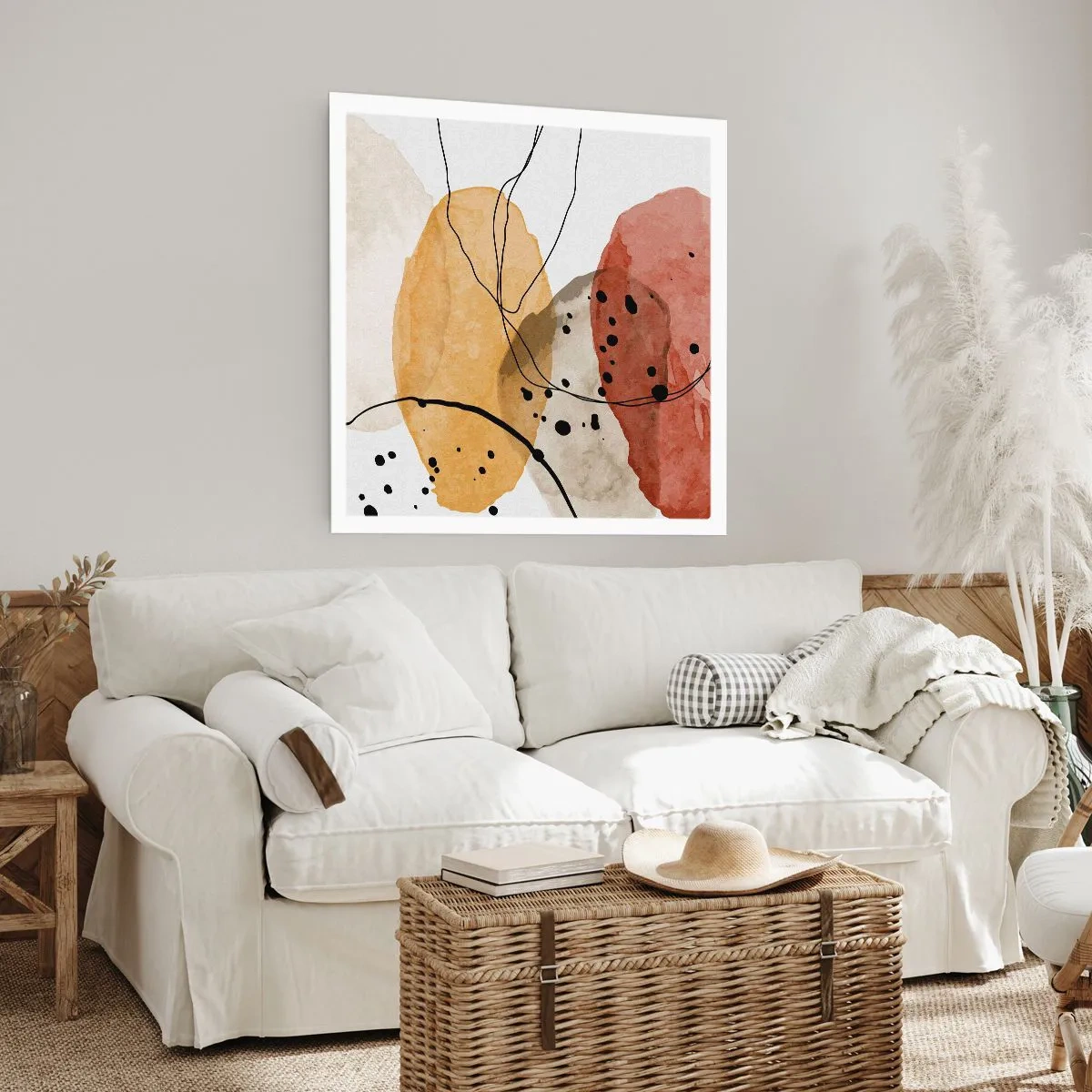 Poster - Ca aerul, limpezi și ușoare - 30x30 cm