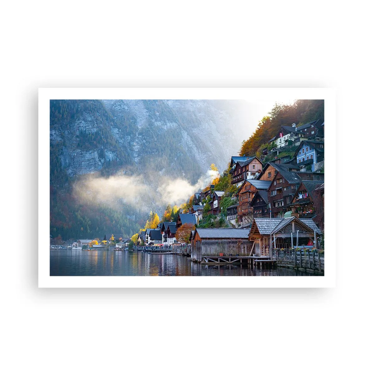 Poster - Atmosferă alpină - 91x61 cm