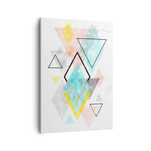 Tablou pe pânză - Joc geometric - 50x70 cm
