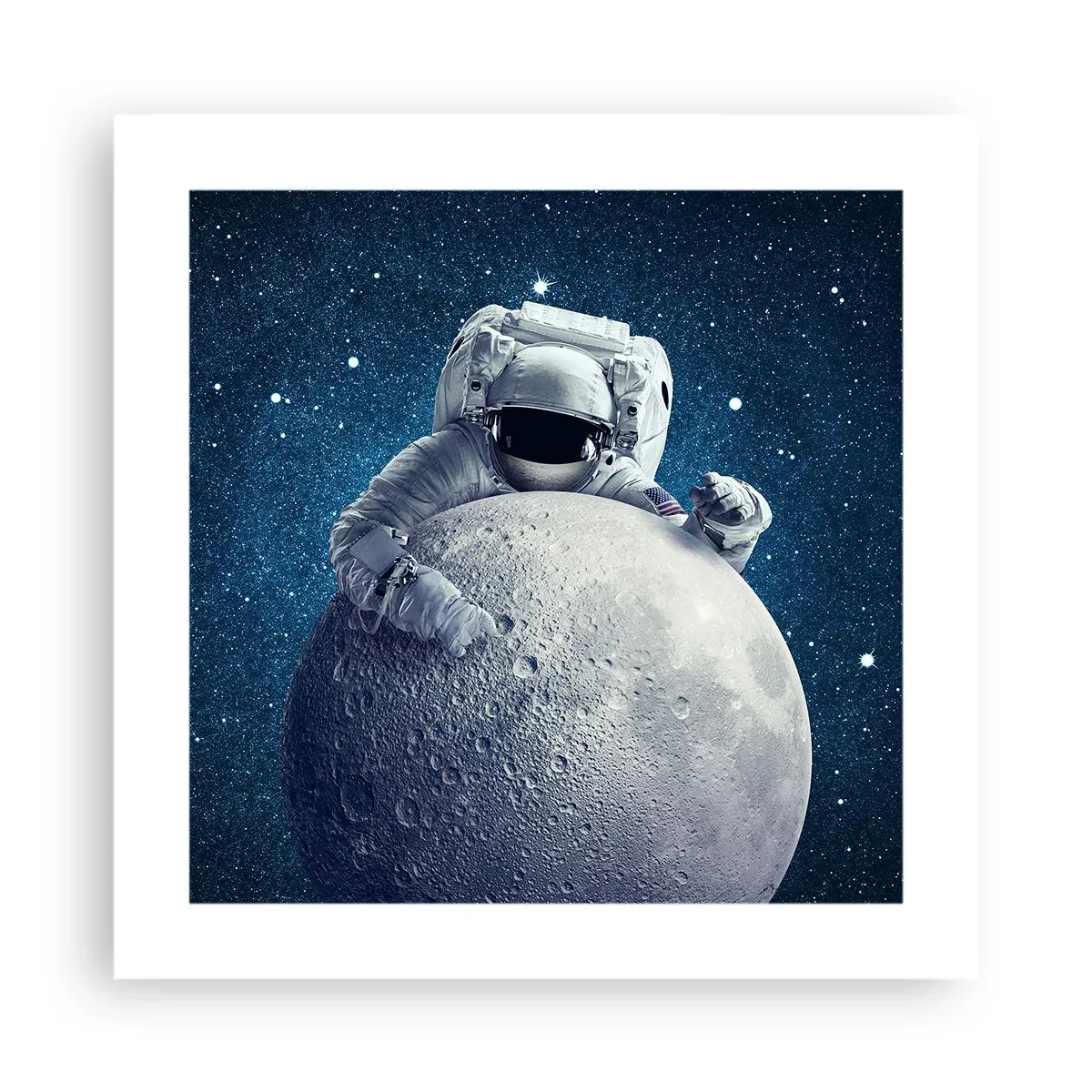 Poster - Glumeț spațial - 40x40 cm