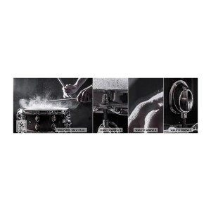 Mostră tapet Premium Sand - Pulsul muzicii - Muzică, Un instrument muzical, Tobă - 100x30 cm