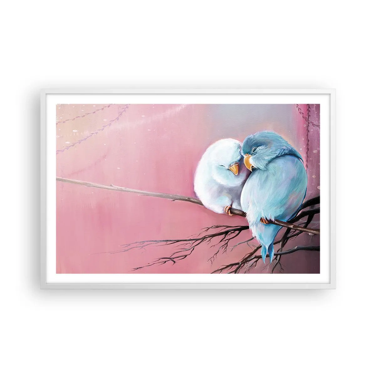 Poster în ramă albă - Ce mai este de adăugat?... - 91x61 cm