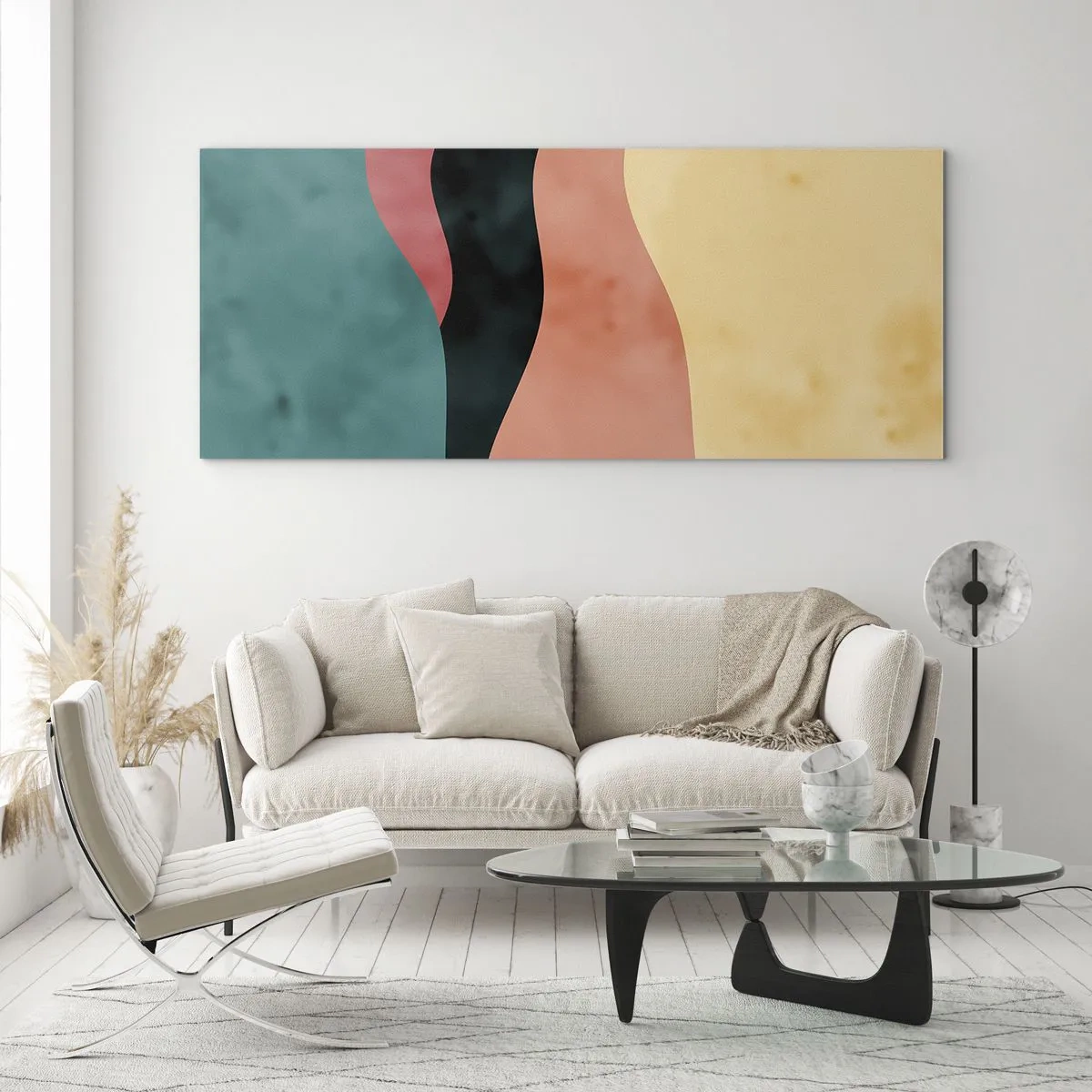 Tablou pe sticlă - Neconformitate compatibilă - 100x40 cm