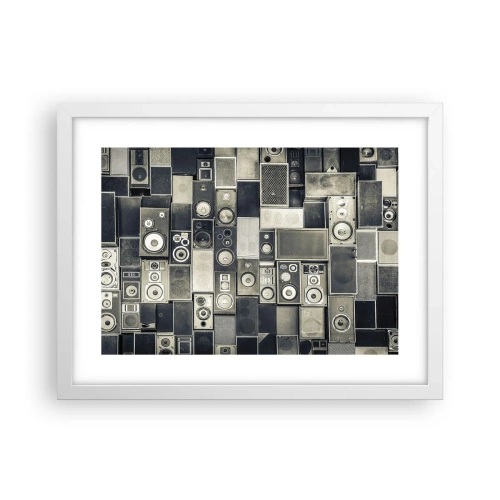 Poster în ramă albă - Și totul este în regulă - 40x30 cm