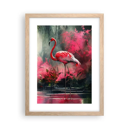 Poster în ramă de stejar deschis - O lecție de farmec natural - 30x40 cm