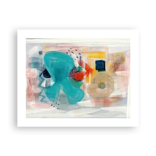 Poster - Joc plin de culoare - 50x40 cm