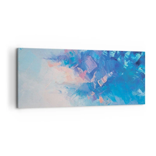 Tablou pe pânză - Abstracție de iarnă - 100x40 cm
