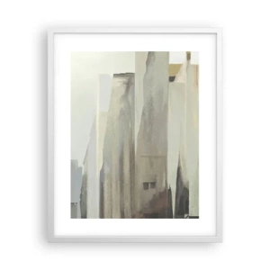 Poster în ramă albă - Vis urban - 40x50 cm