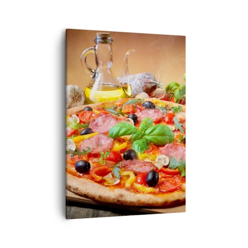 Tablou pe pânză - Cu o adevărată aromă italiană - 50x70 cm