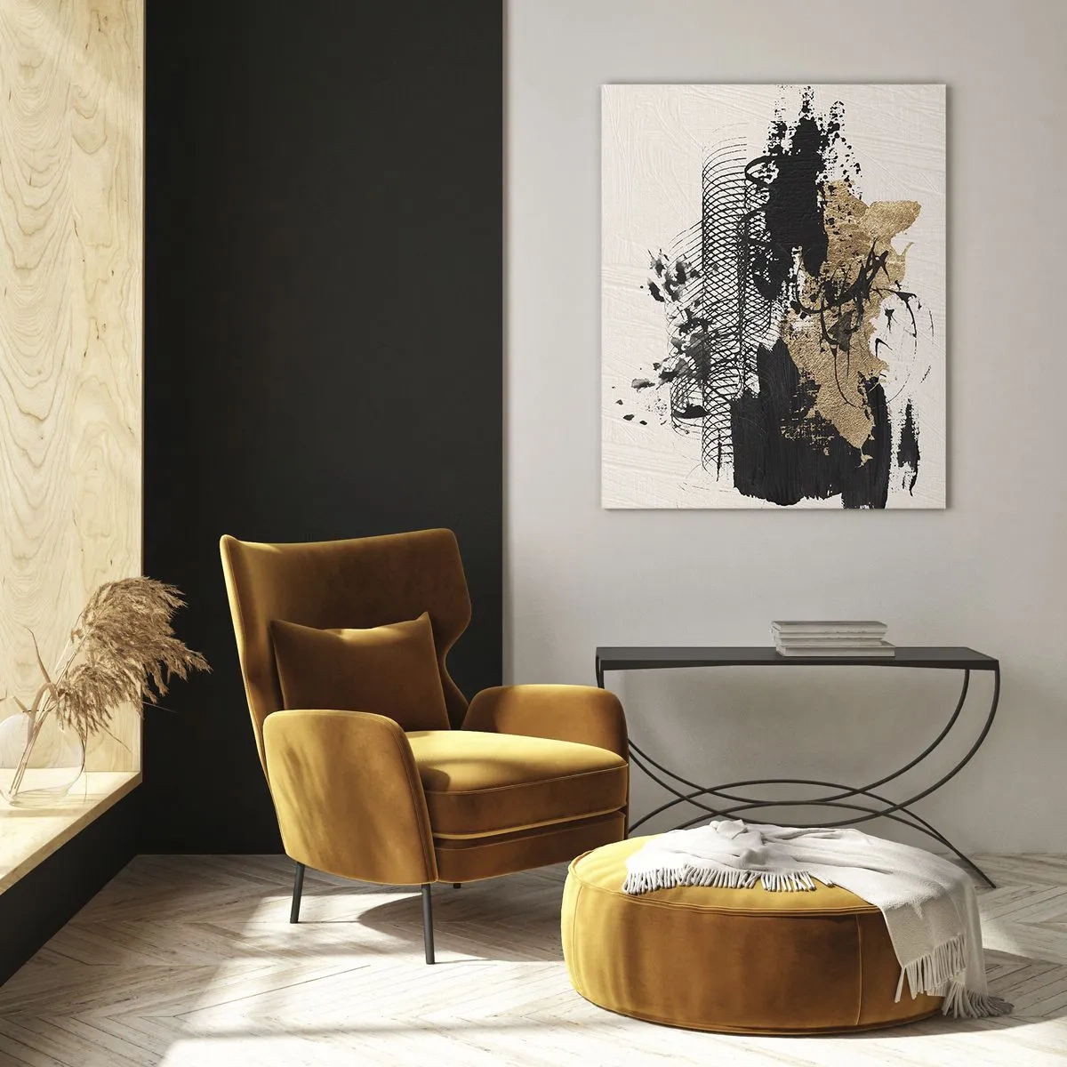 Tablou pe sticlă - Compoziție cu pasiune - 50x70 cm