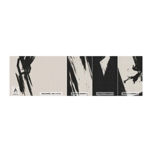 Mostră tapet autocolant Deluxe Sticker - Un impuls de neoprit - Minimalism, Gol, Bucată - 100x30 cm