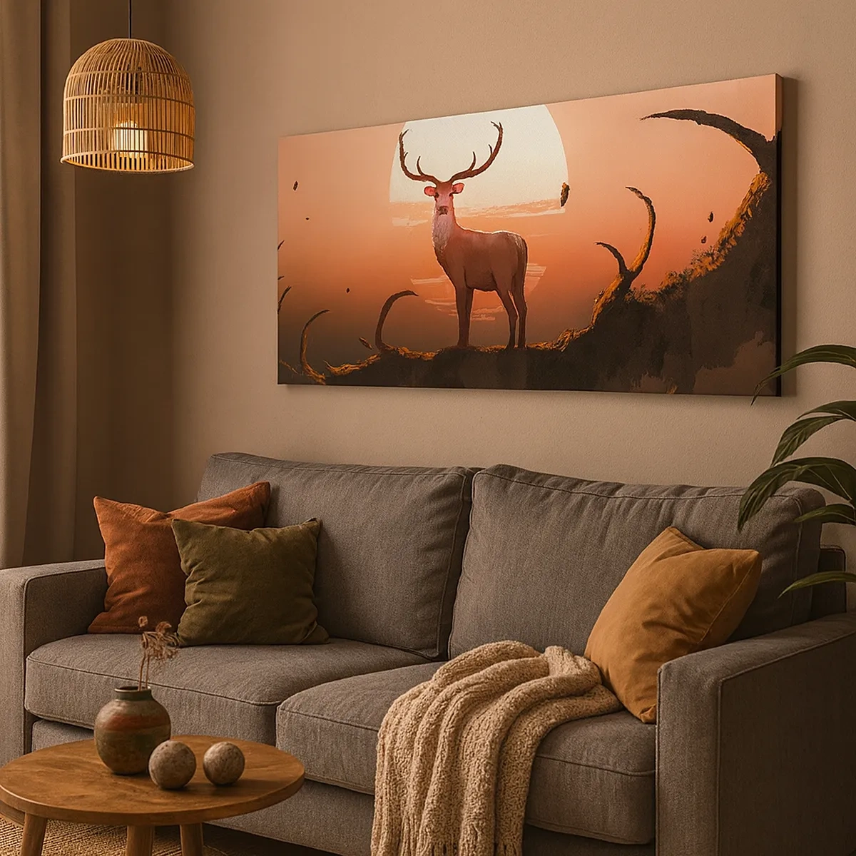 Tablou pe pânză - Această noapte este diferită de oricare alta - 30x30 cm