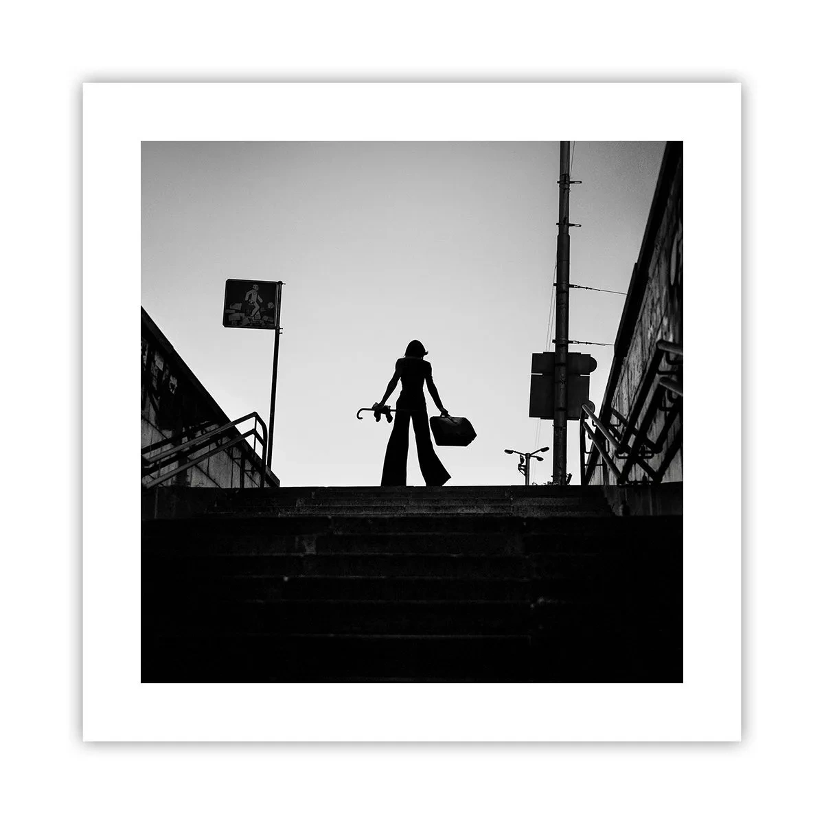 Poster - Rătăcire urbană - 40x40 cm