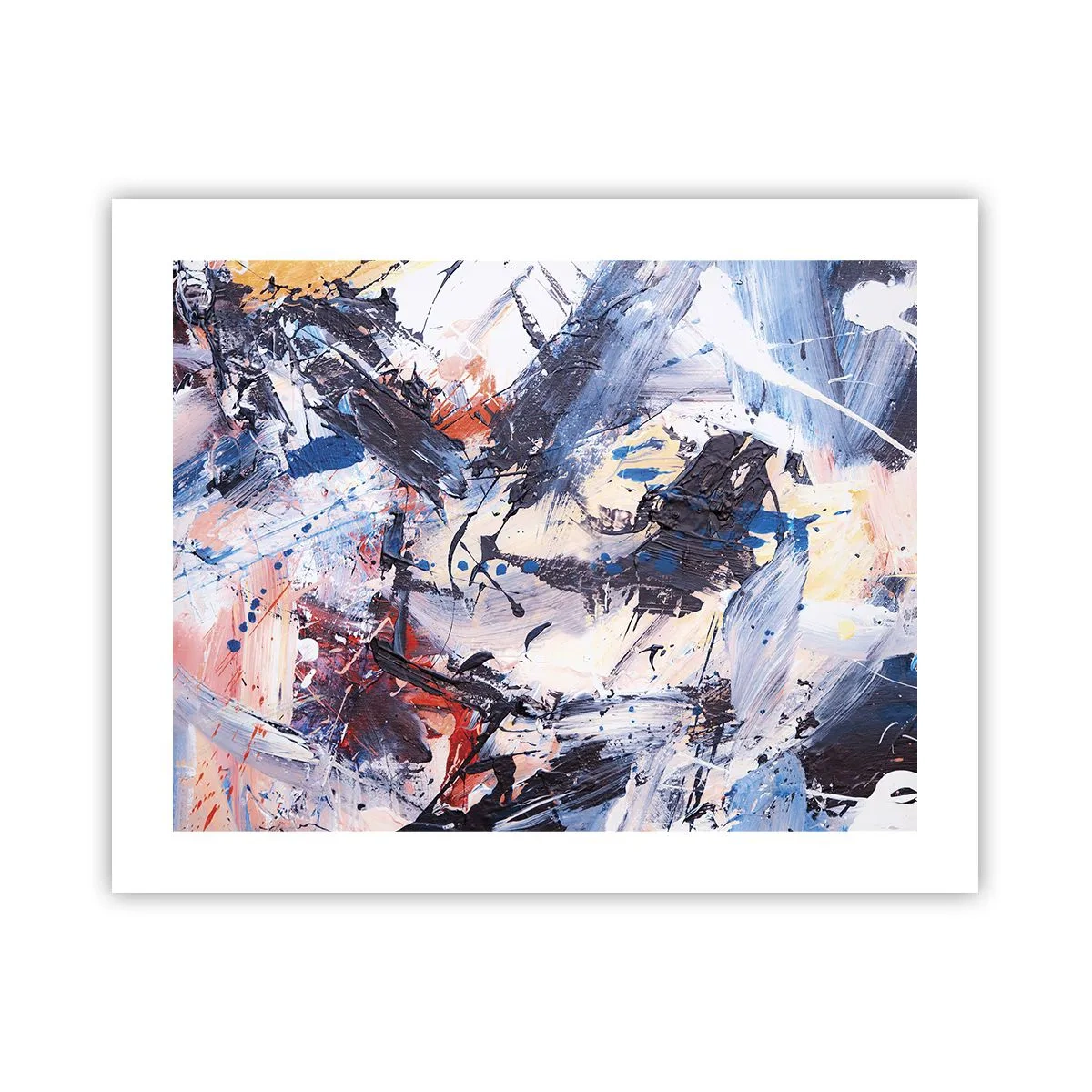 Poster - Dansul nebun al abstracției - 50x40 cm