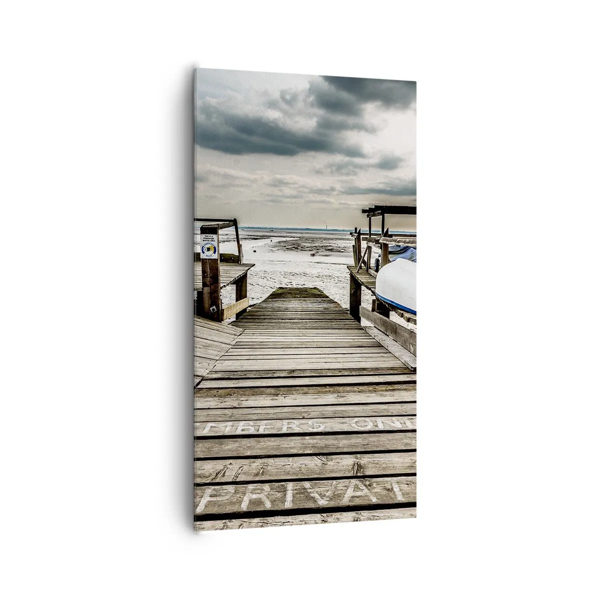 Tablou pe pânză - Plaja din nord - 65x120 cm