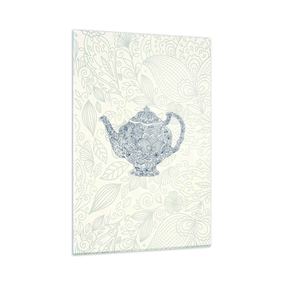 Tablou pe sticlă - Farmecul ceaiului - 80x120 cm