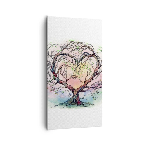 Tablou pe pânză - Împreună împotriva vijeliei - 55x100 cm