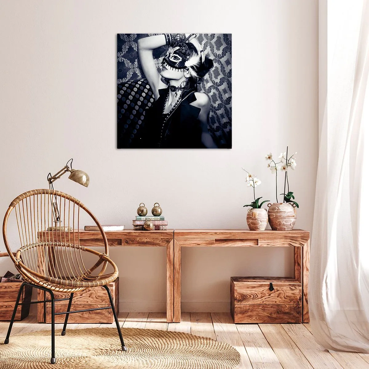 Tablou pe pânză - Decorațiuni, ornamente, modele... - 70x70 cm