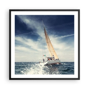 Poster în ramă neagră - Nu ne vor prinde din urmă! - 60x60 cm