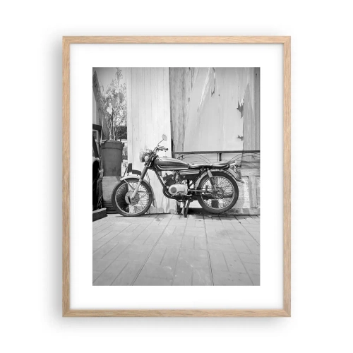 Poster în ramă de stejar deschis - Clasicul înainte de toate - 40x50 cm