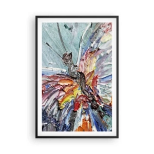 Poster în ramă neagră - Pictat de natura - 61x91 cm