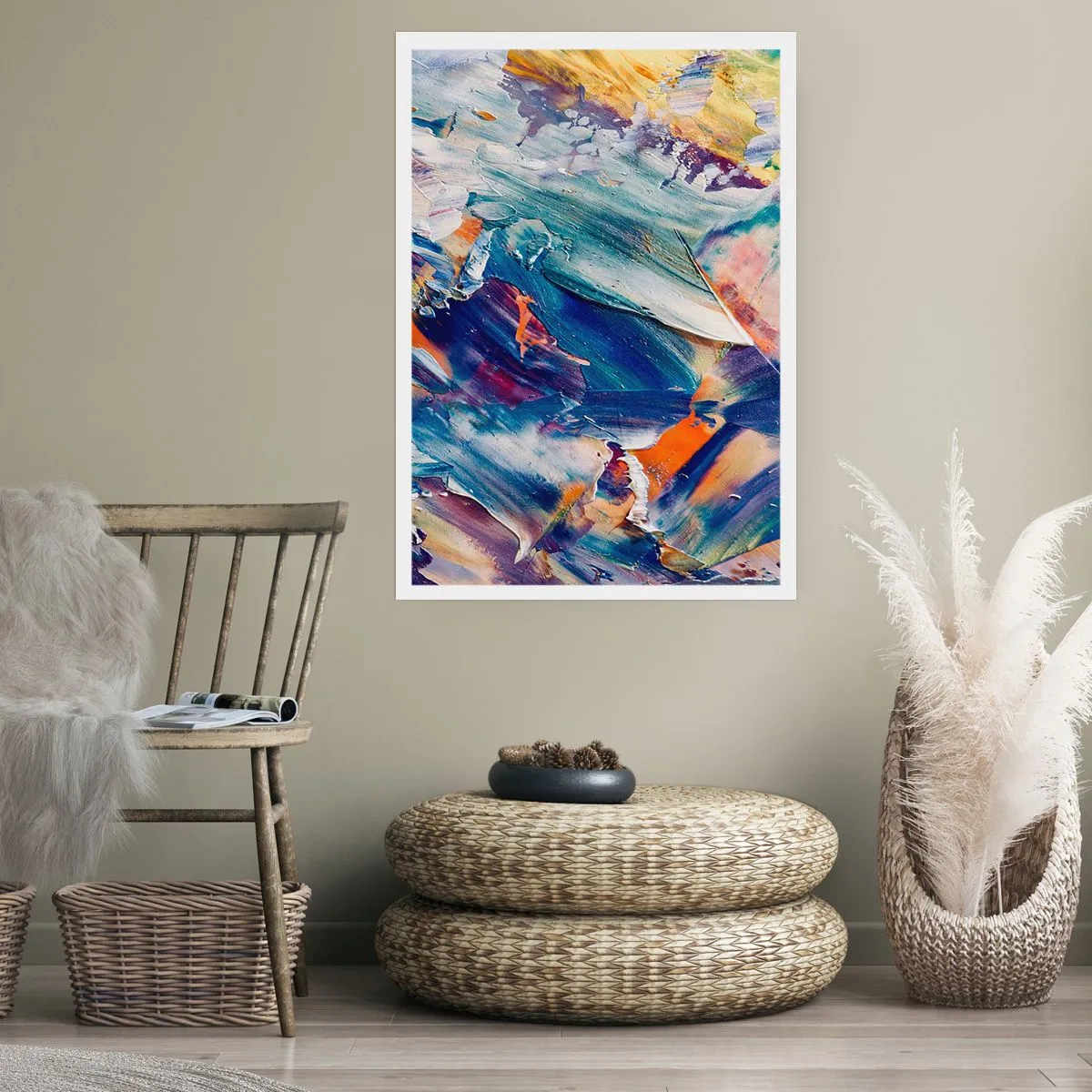 Poster - Confuzie de culori - 40x50 cm