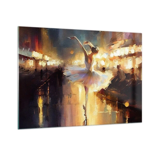 Tablou pe sticlă - Un miracol în stradă - 100x70 cm