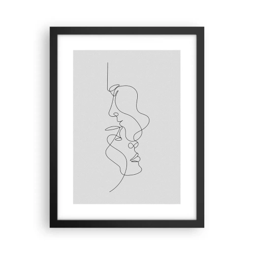 Poster în ramă neagră - Dorință vorace - 30x40 cm