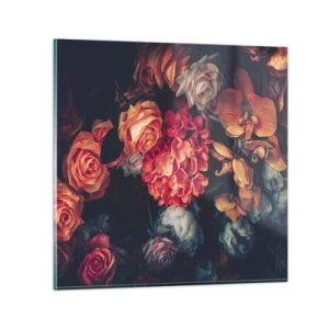 Tablou pe sticlă - Ca la maeștri olandezi - 60x60 cm